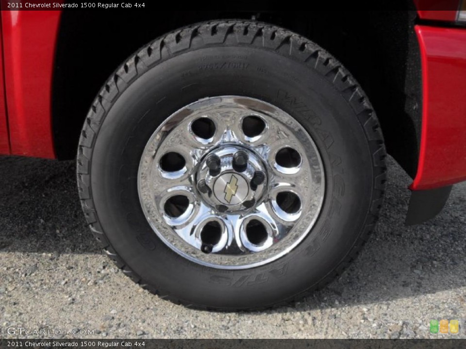 2011 Chevrolet Silverado 1500 Regular Cab 4x4 Wheel and Tire Photo #40155665