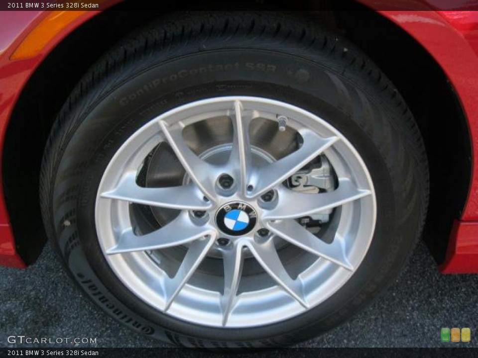 2011 BMW 3 Series 328i Sedan Wheel and Tire Photo #40165245