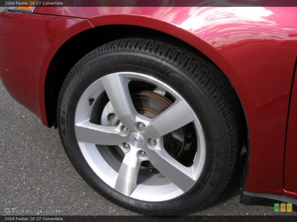 2009 Pontiac G6 GT Convertible Wheel and Tire Photo #40166256