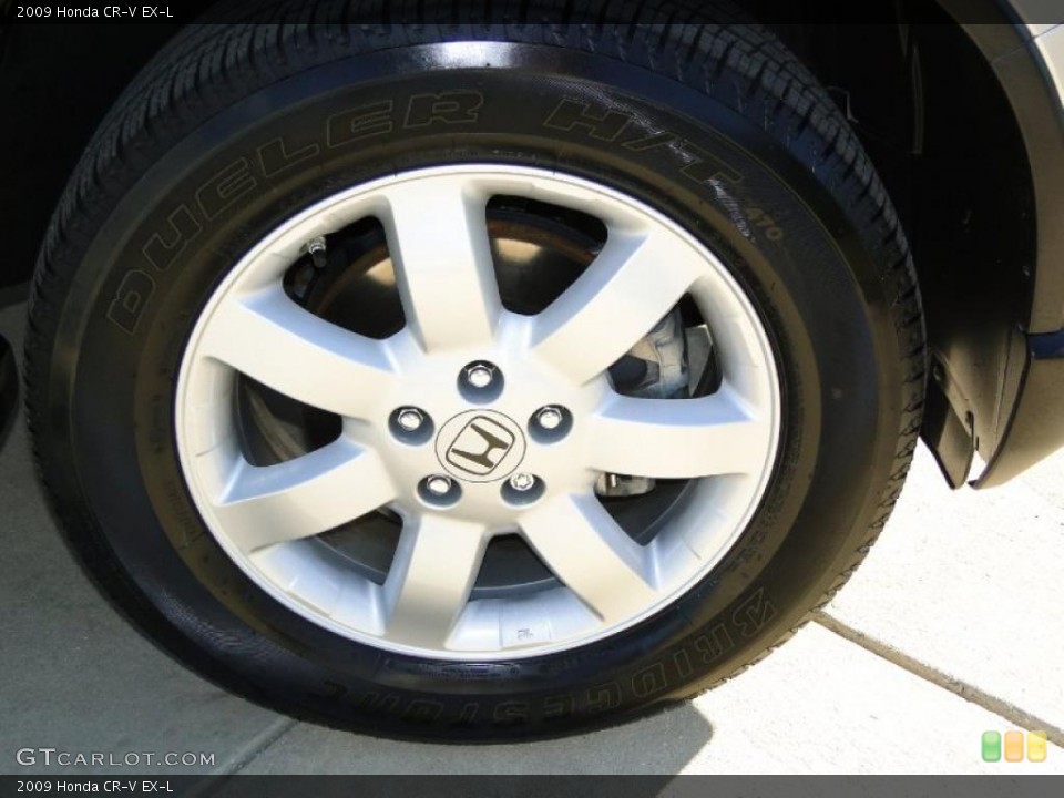 2009 Honda CR-V EX-L Wheel and Tire Photo #40169665