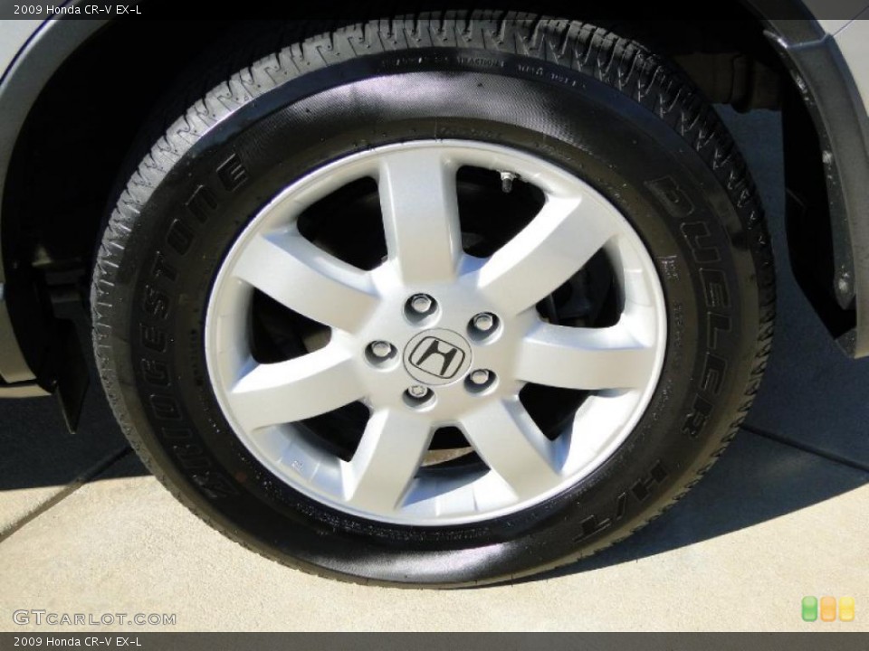 2009 Honda CR-V EX-L Wheel and Tire Photo #40169697