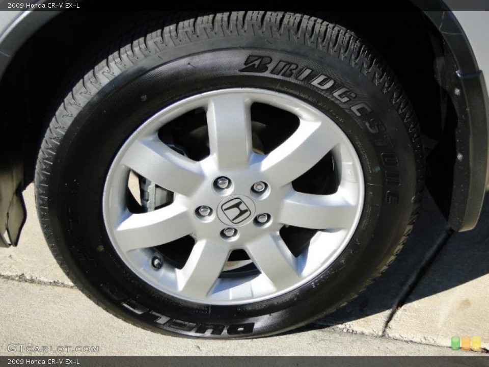 2009 Honda CR-V EX-L Wheel and Tire Photo #40169713