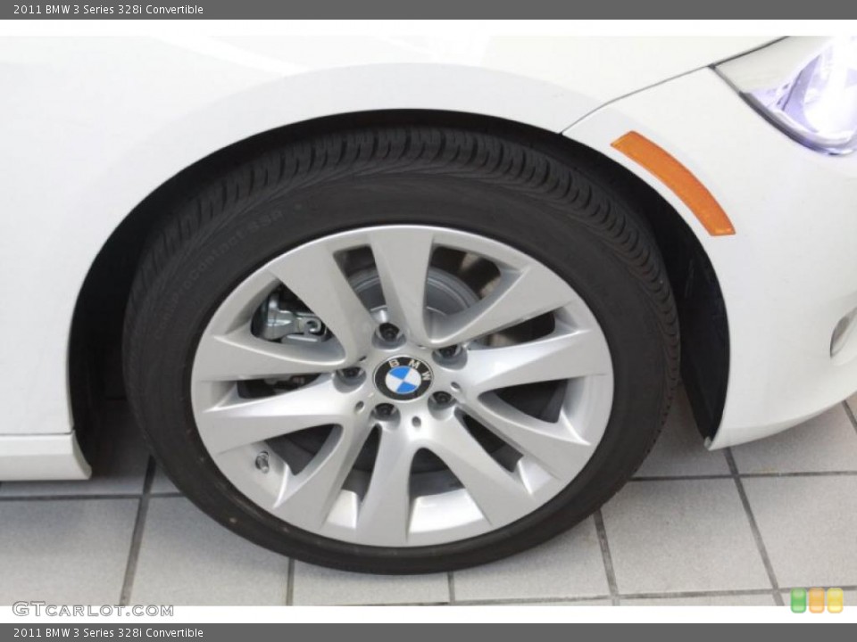 2011 BMW 3 Series 328i Convertible Wheel and Tire Photo #40177369