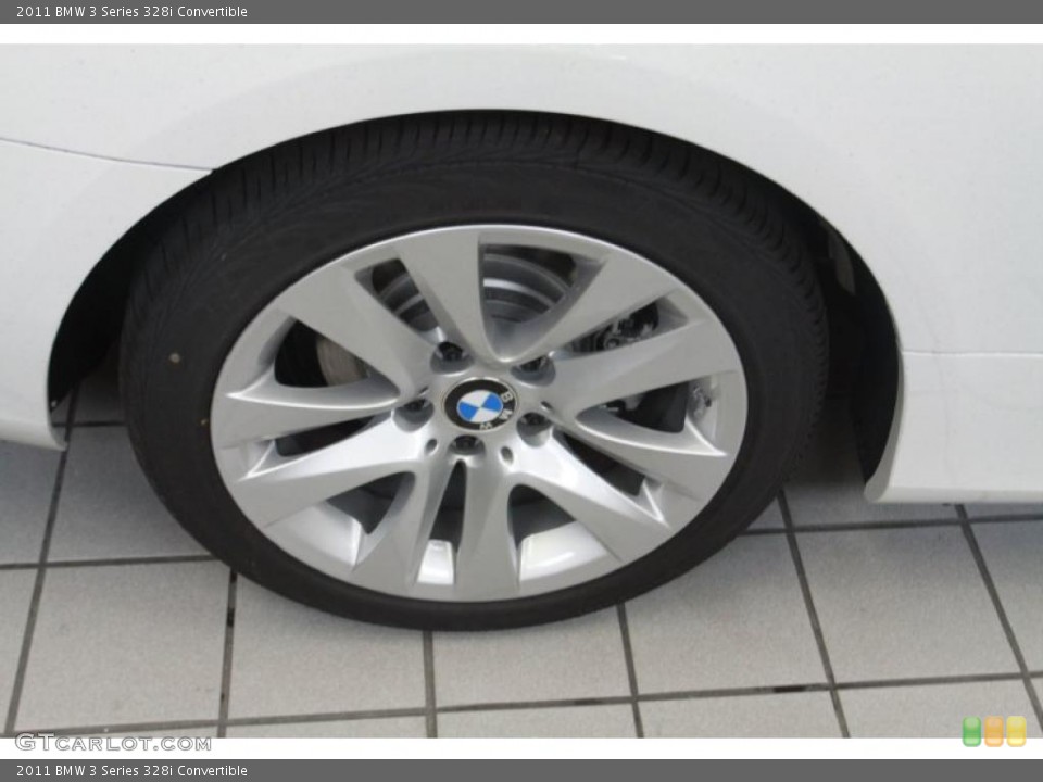 2011 BMW 3 Series 328i Convertible Wheel and Tire Photo #40177389
