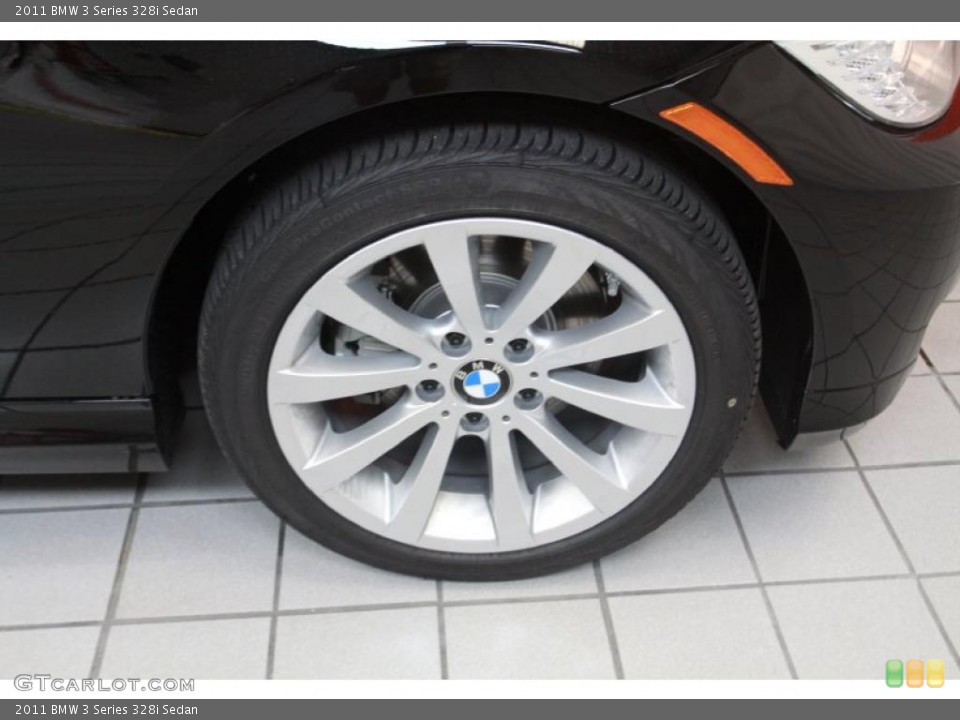 2011 BMW 3 Series 328i Sedan Wheel and Tire Photo #40177925