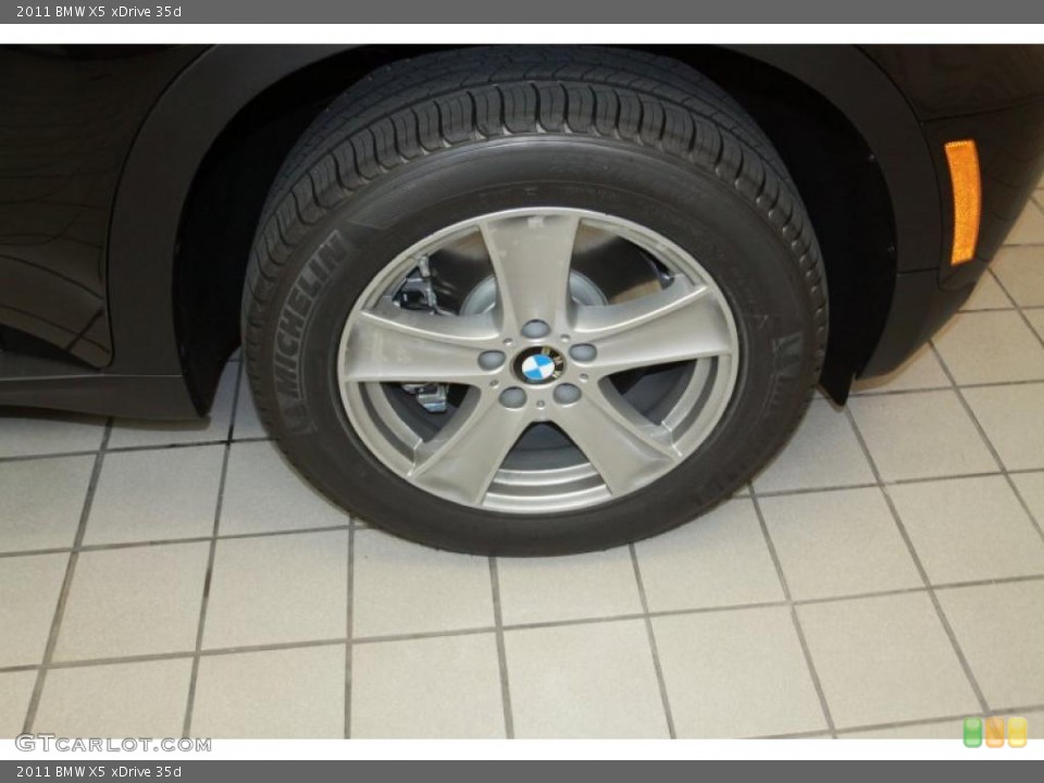 2011 BMW X5 xDrive 35d Wheel and Tire Photo #40178309