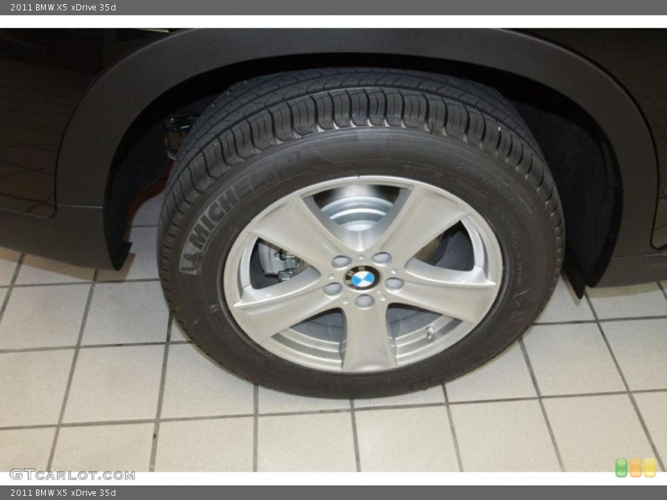 2011 BMW X5 xDrive 35d Wheel and Tire Photo #40178329