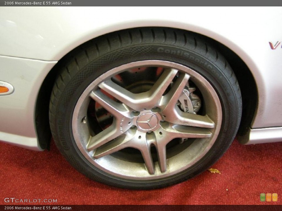 2006 Mercedes-Benz E 55 AMG Sedan Wheel and Tire Photo #40179846