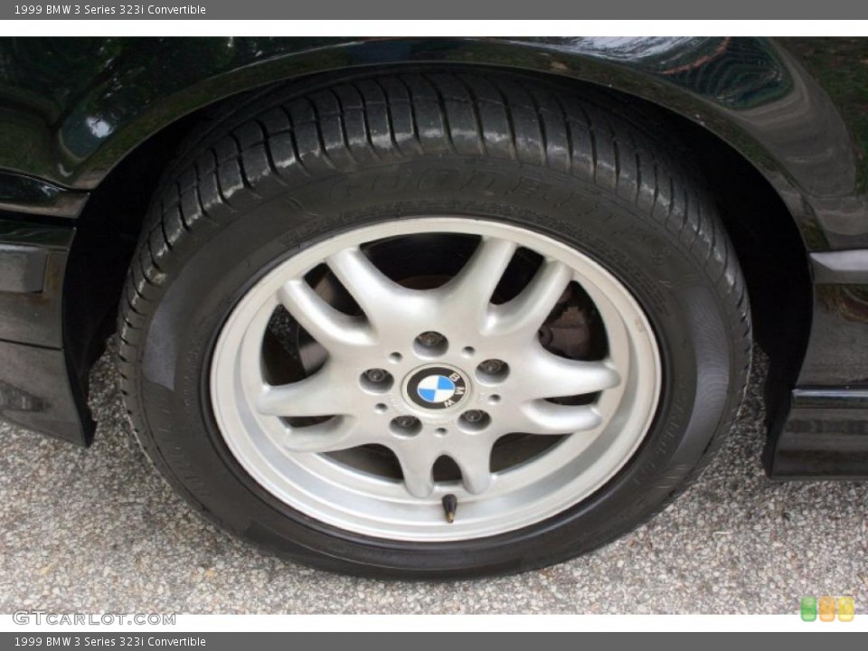 1999 BMW 3 Series 323i Convertible Wheel and Tire Photo #40189063