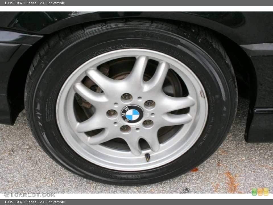 1999 BMW 3 Series 323i Convertible Wheel and Tire Photo #40189099