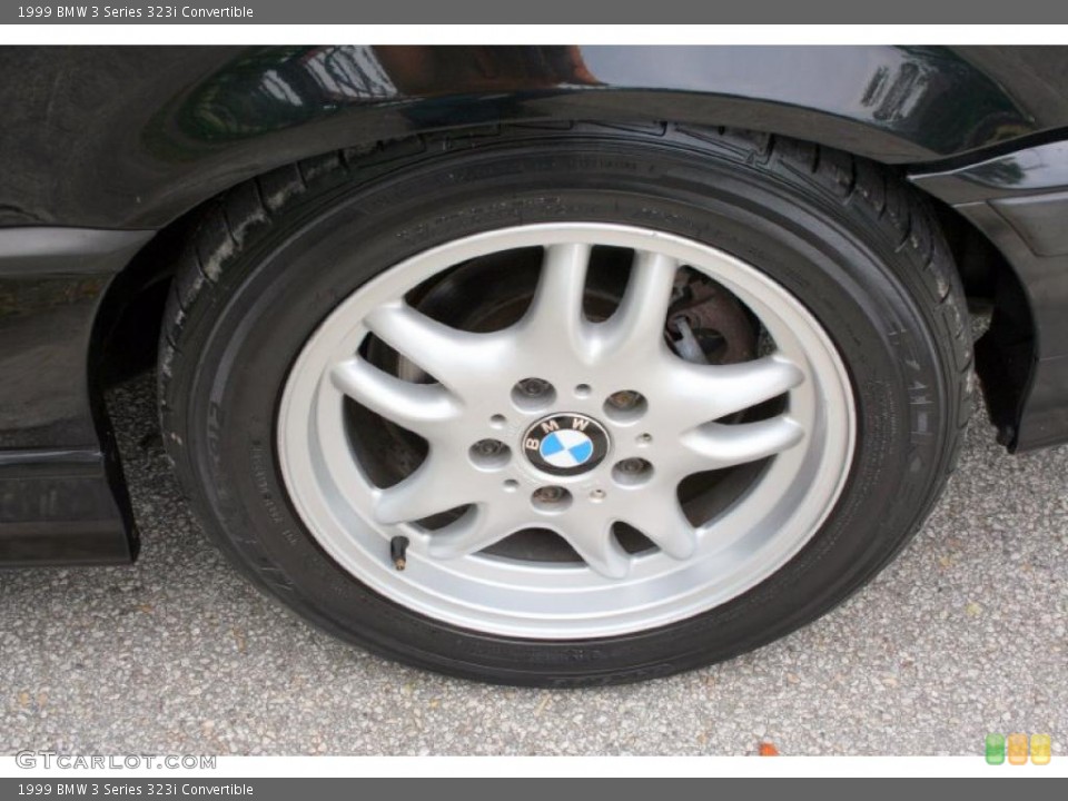 1999 BMW 3 Series 323i Convertible Wheel and Tire Photo #40189115