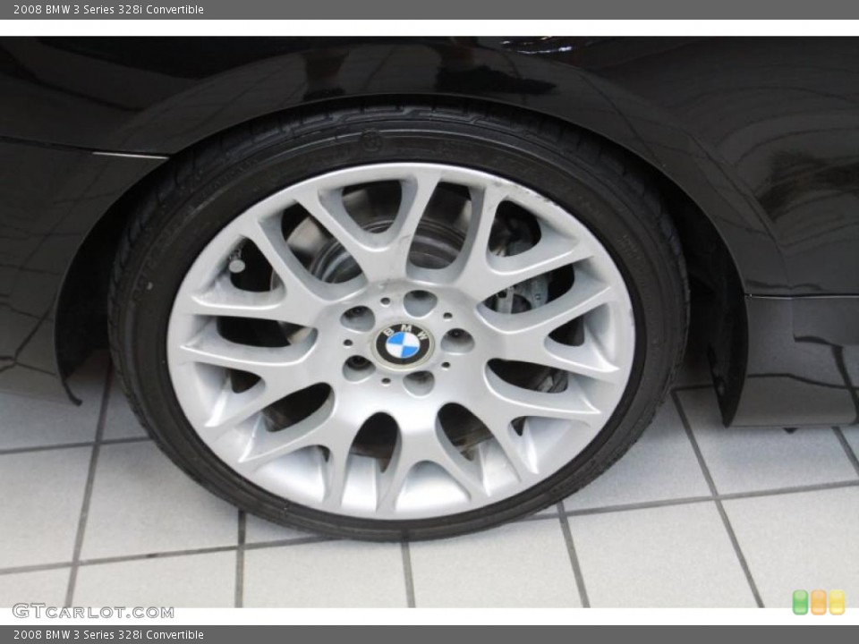 2008 BMW 3 Series 328i Convertible Wheel and Tire Photo #40189290