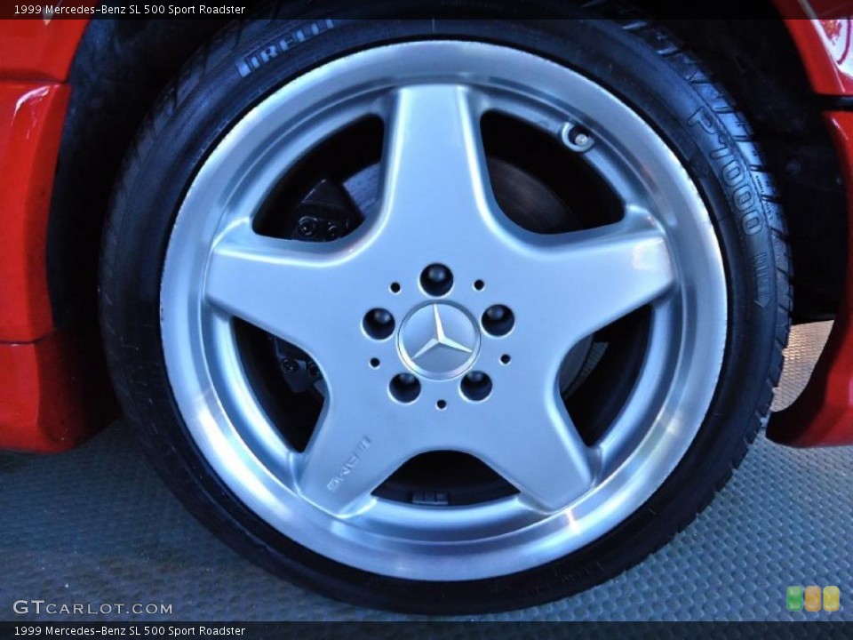 1999 Mercedes-Benz SL 500 Sport Roadster Wheel and Tire Photo #40190935