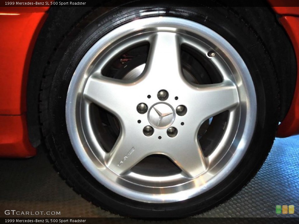 1999 Mercedes-Benz SL 500 Sport Roadster Wheel and Tire Photo #40191379