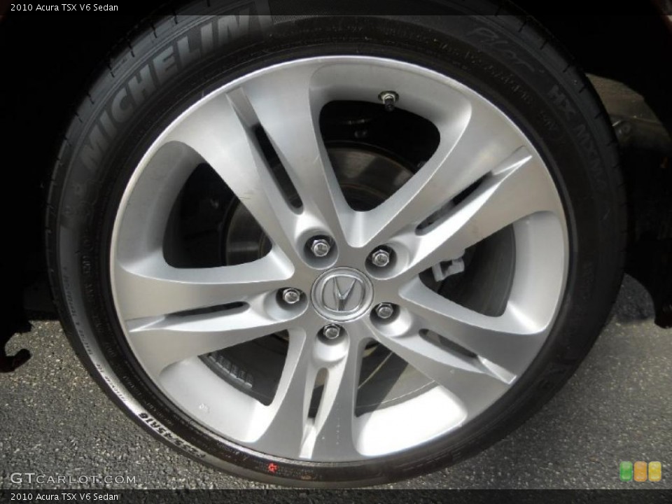 2010 Acura TSX V6 Sedan Wheel and Tire Photo #40193511