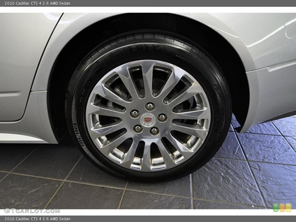 2010 Cadillac CTS 4 3.6 AWD Sedan Wheel and Tire Photo #40197124