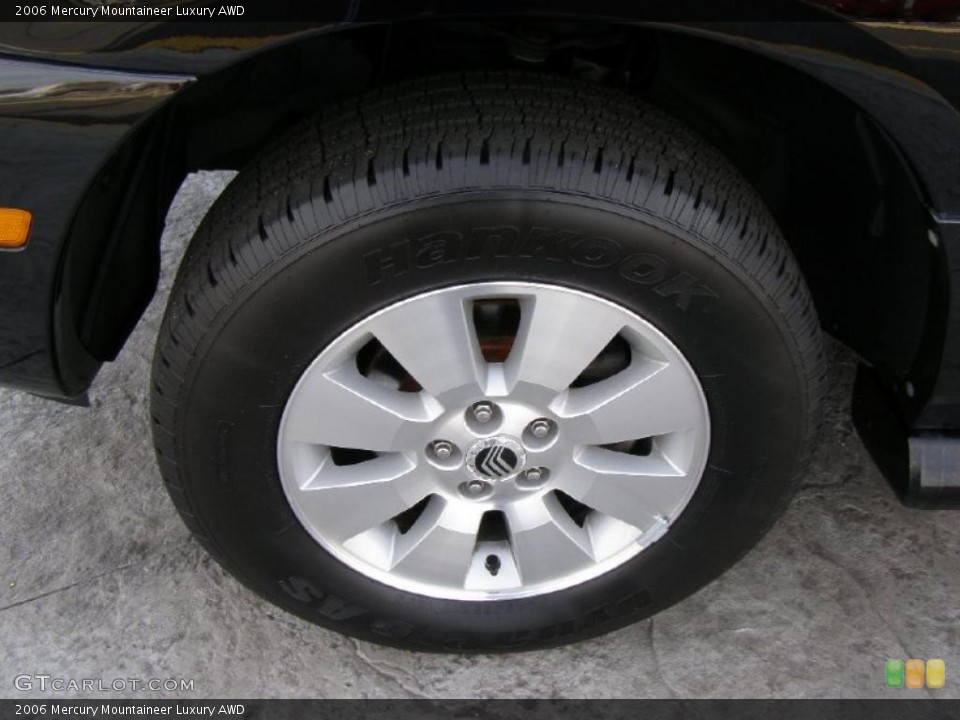2006 Mercury Mountaineer Luxury AWD Wheel and Tire Photo #40197128