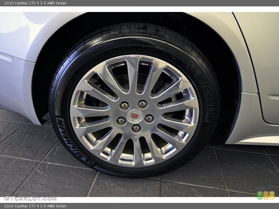 2010 Cadillac CTS 4 3.6 AWD Sedan Wheel and Tire Photo #40197152