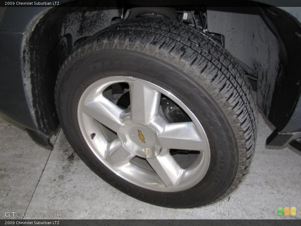 2009 Chevrolet Suburban LTZ Wheel and Tire Photo #40199432