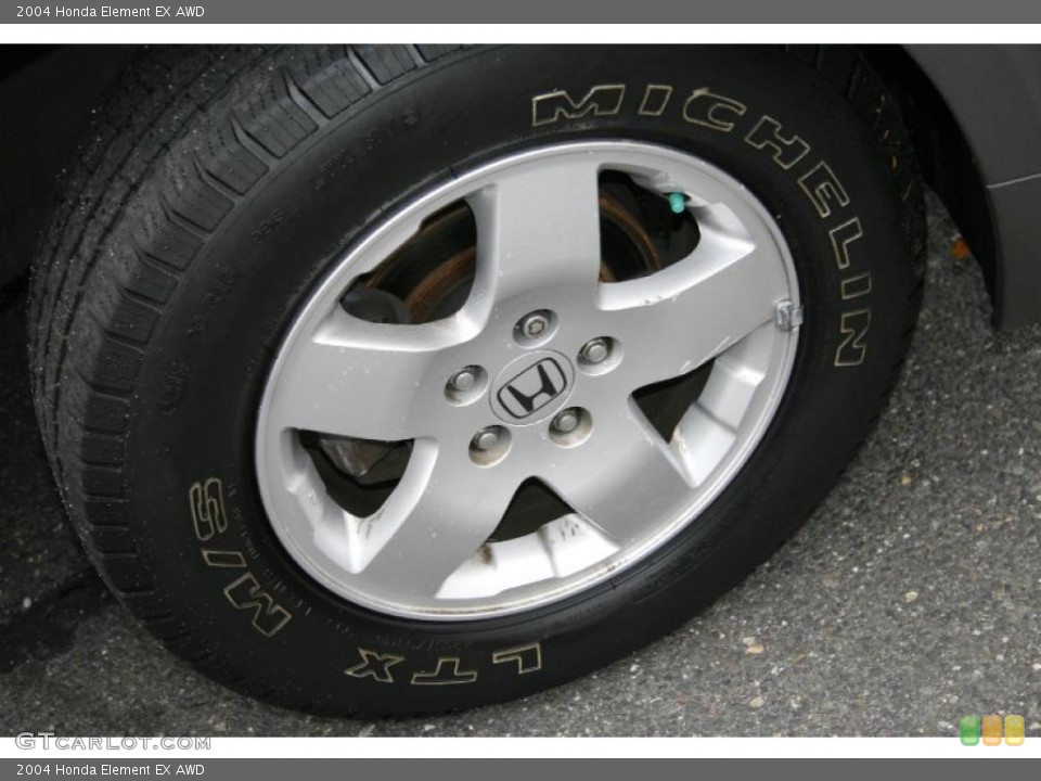 2004 Honda Element EX AWD Wheel and Tire Photo #40200580