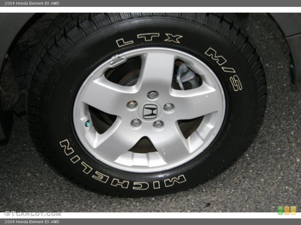 2004 Honda Element EX AWD Wheel and Tire Photo #40200608