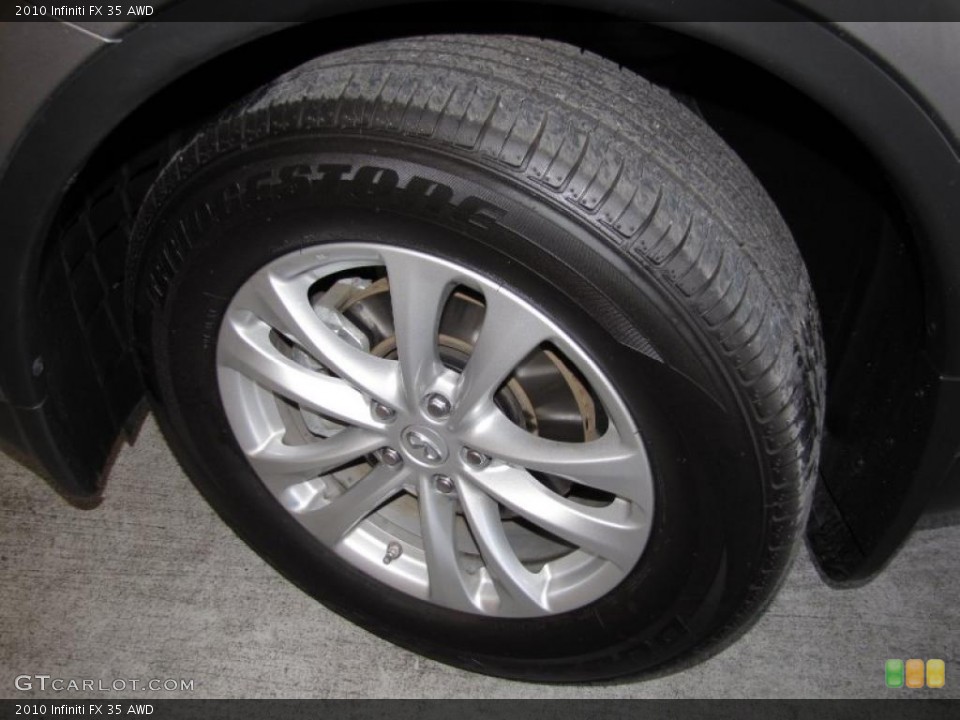 2010 Infiniti FX 35 AWD Wheel and Tire Photo #40200728