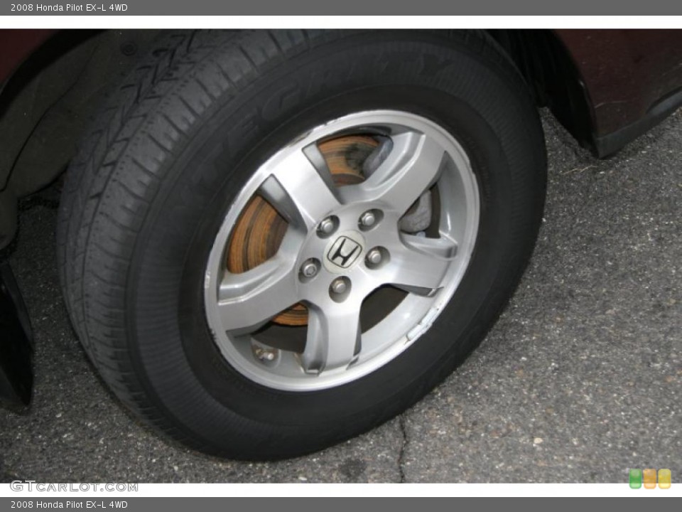 2008 Honda Pilot EX-L 4WD Wheel and Tire Photo #40201000