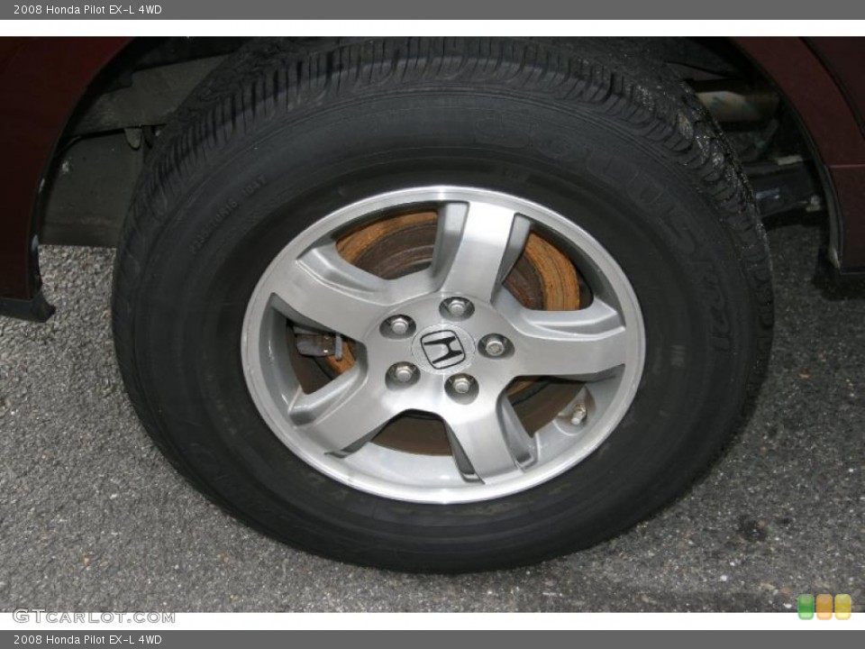 2008 Honda Pilot EX-L 4WD Wheel and Tire Photo #40201012