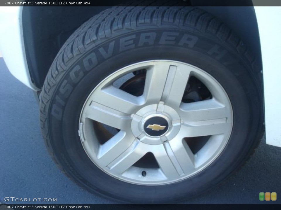 2007 Chevrolet Silverado 1500 LTZ Crew Cab 4x4 Wheel and Tire Photo #40201876