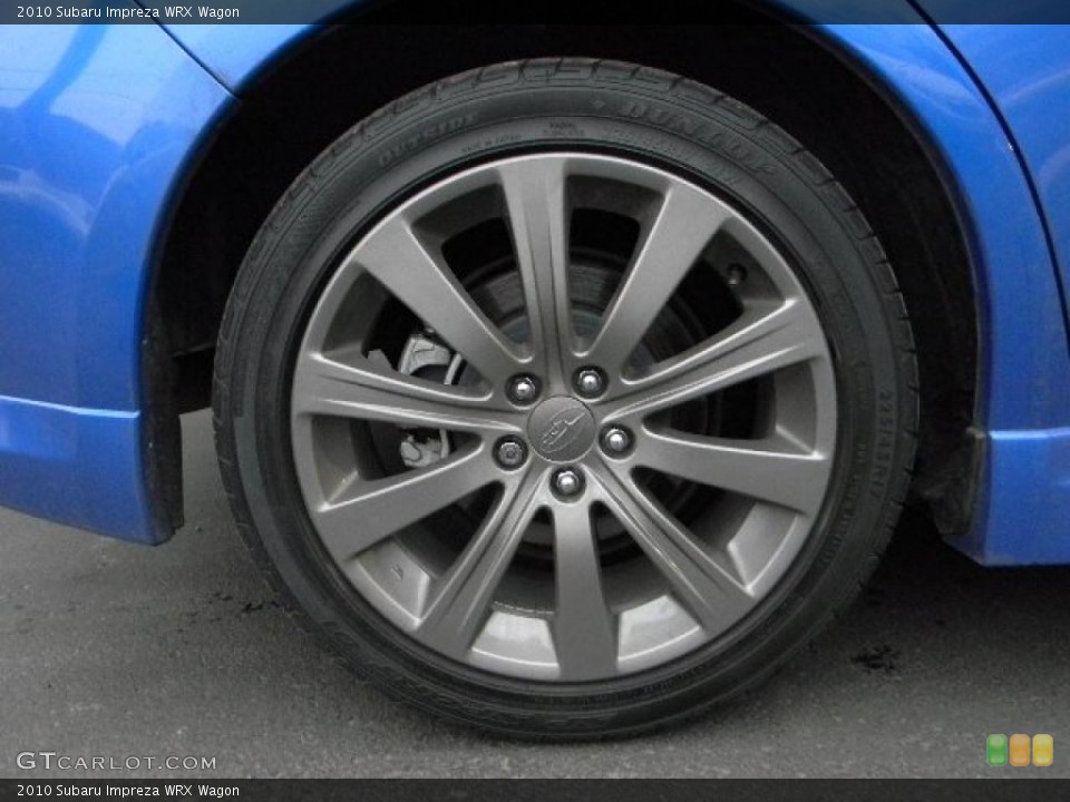 2010 Subaru Impreza WRX Wagon Wheel and Tire Photo #40205408