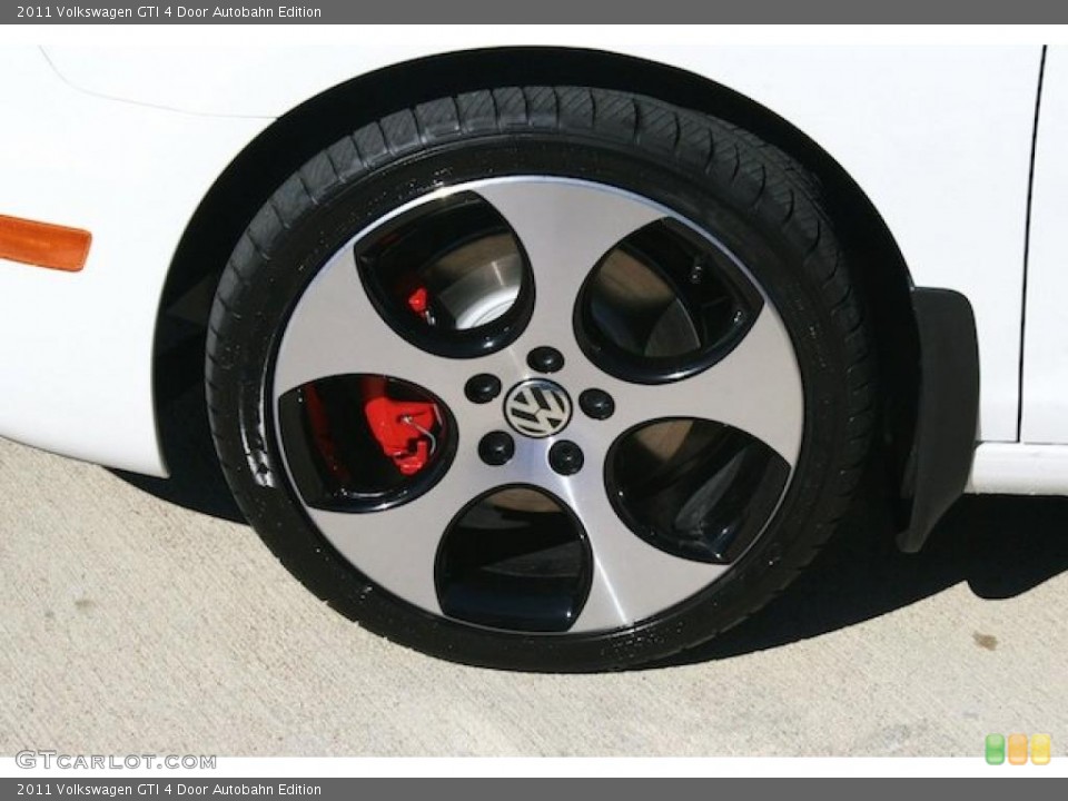 2011 Volkswagen GTI 4 Door Autobahn Edition Wheel and Tire Photo #40207472