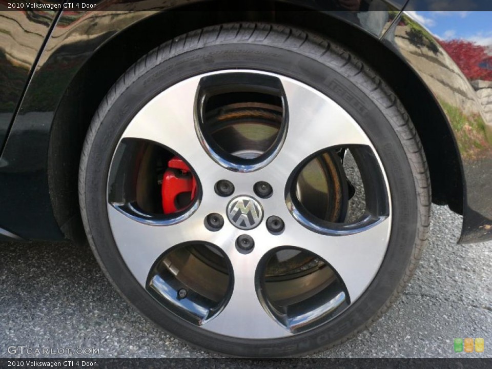 2010 Volkswagen GTI 4 Door Wheel and Tire Photo #40213769