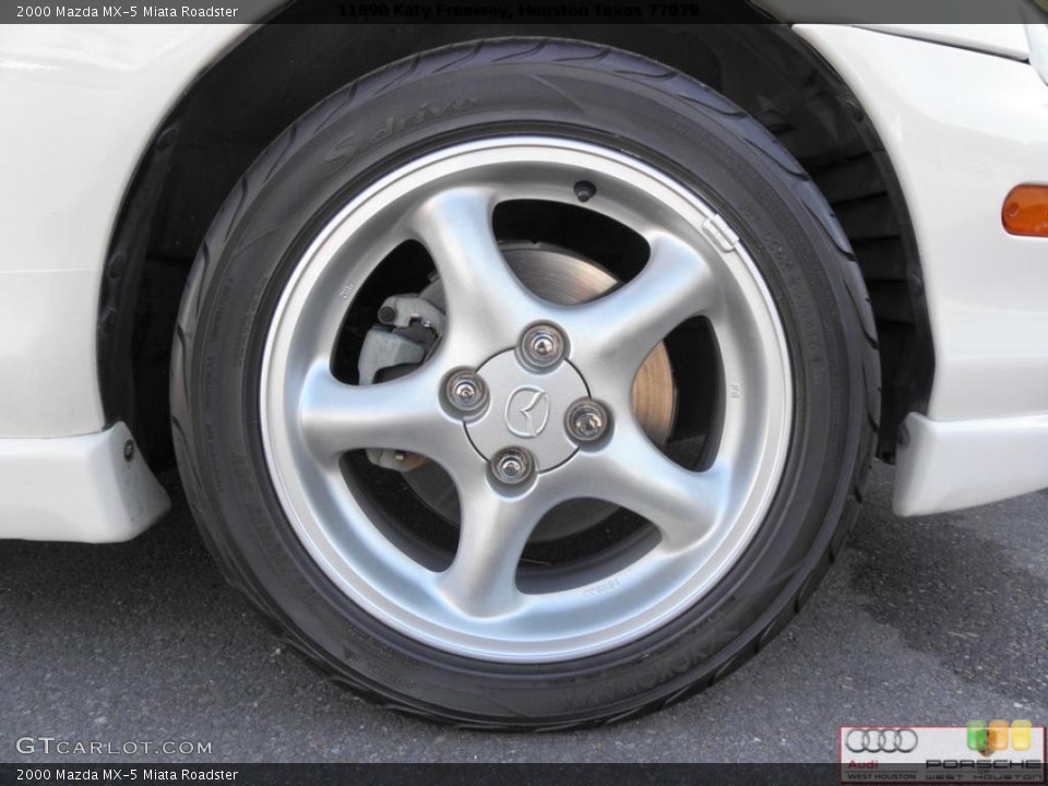 2000 Mazda MX-5 Miata Roadster Wheel and Tire Photo #40214989