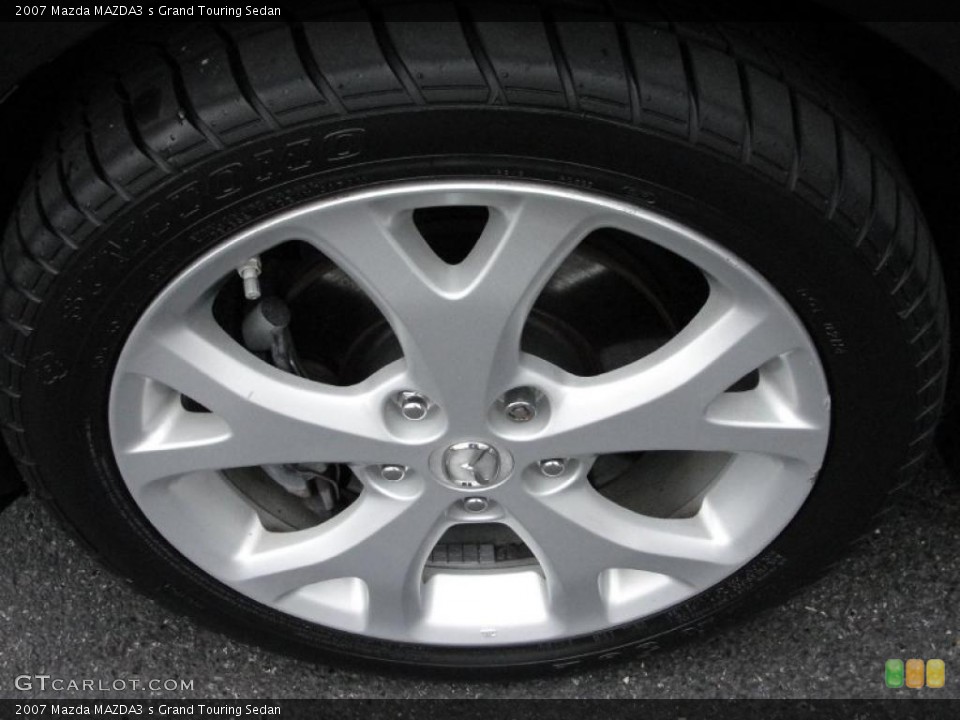 2007 Mazda MAZDA3 s Grand Touring Sedan Wheel and Tire Photo #40215217