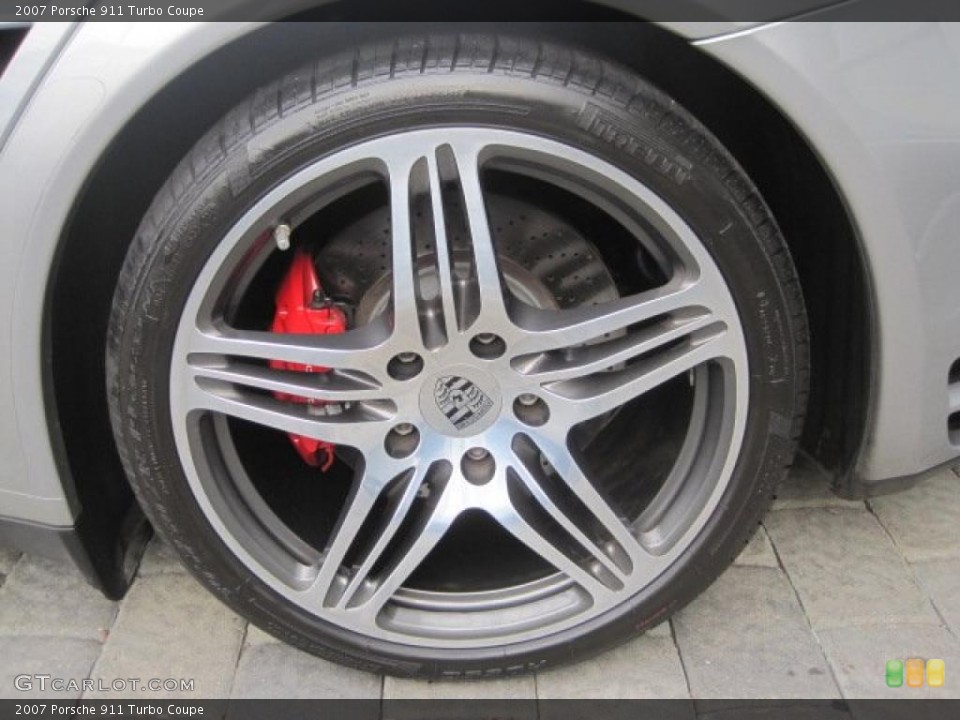 2007 Porsche 911 Turbo Coupe Wheel and Tire Photo #40220342