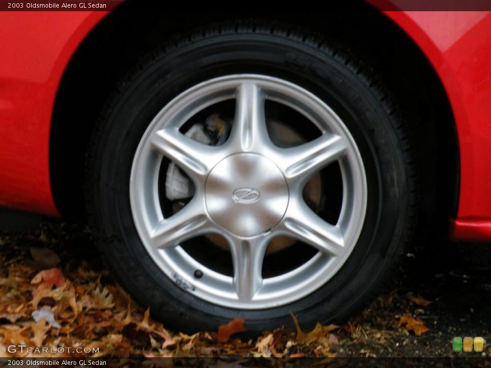 2003 Oldsmobile Alero GL Sedan Wheel and Tire Photo #40226670