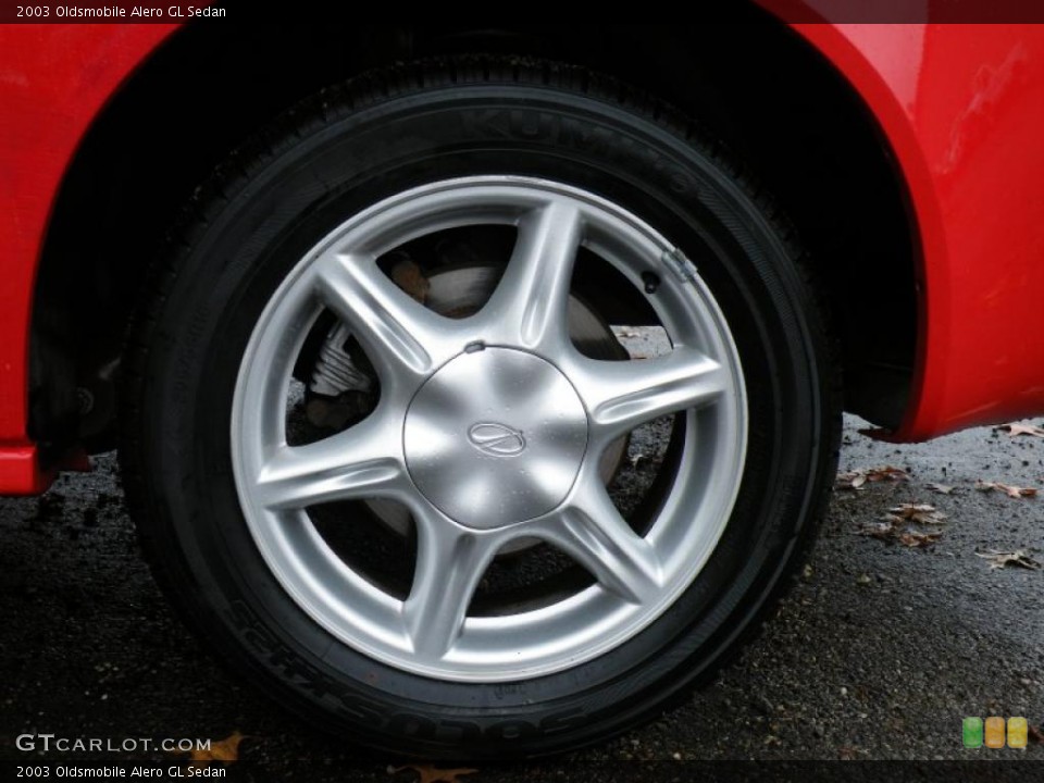 2003 Oldsmobile Alero GL Sedan Wheel and Tire Photo #40226690