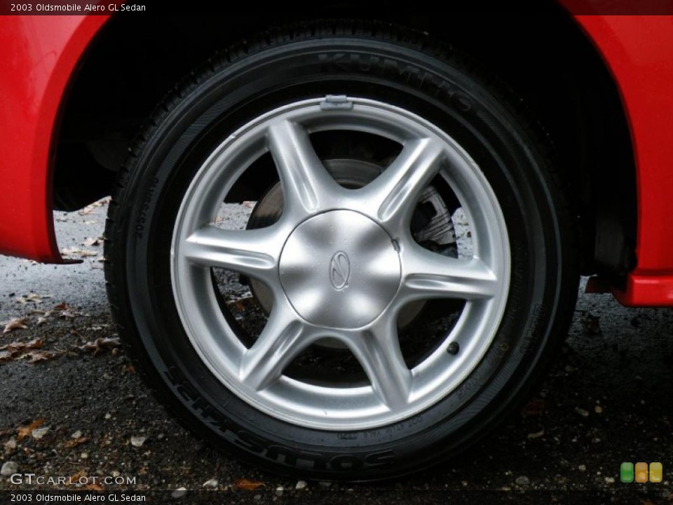 2003 Oldsmobile Alero GL Sedan Wheel and Tire Photo #40226706