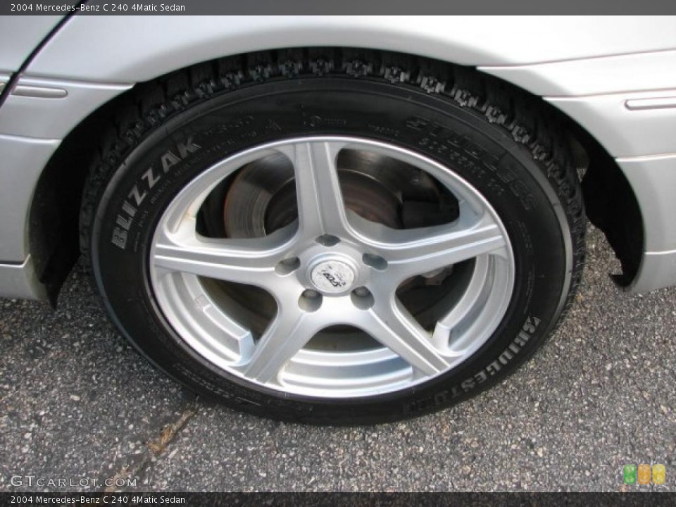 2004 Mercedes-Benz C Custom Wheel and Tire Photo #40230402