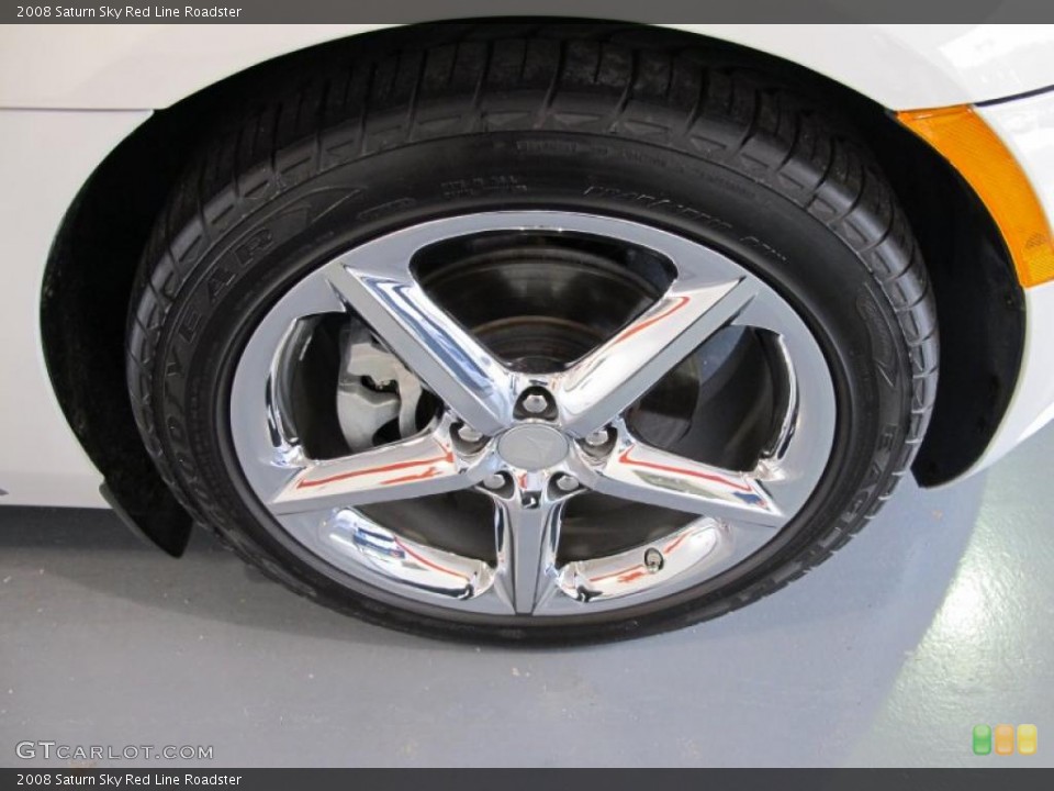 2008 Saturn Sky Red Line Roadster Wheel and Tire Photo #40230478
