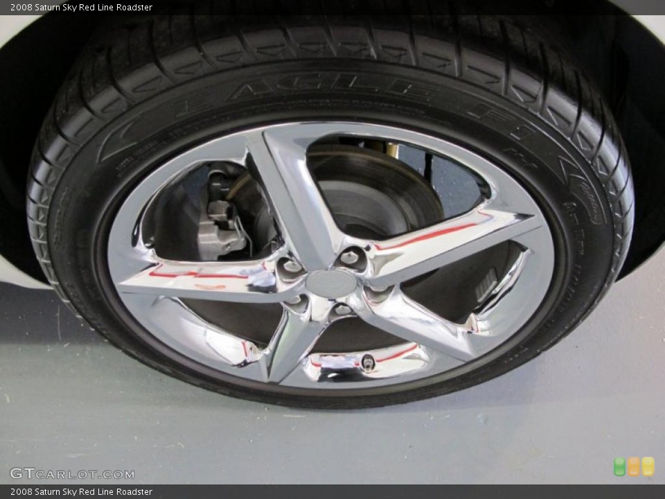 2008 Saturn Sky Red Line Roadster Wheel and Tire Photo #40230510
