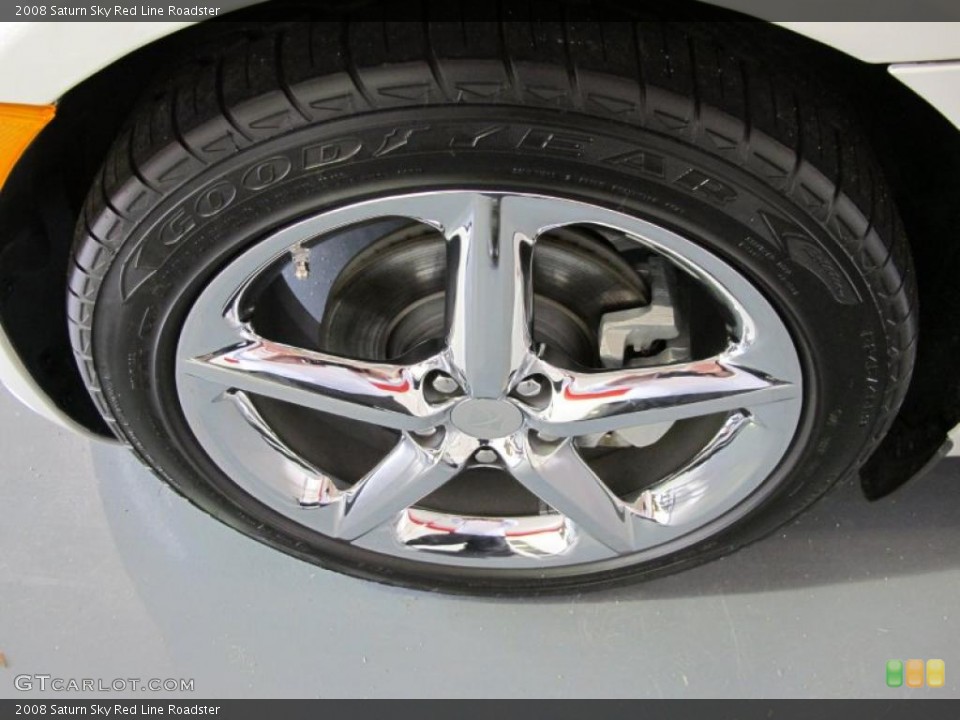2008 Saturn Sky Red Line Roadster Wheel and Tire Photo #40230526