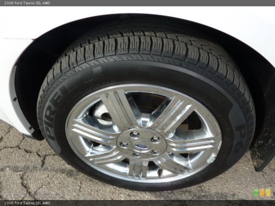 2008 Ford Taurus SEL AWD Wheel and Tire Photo #40237542