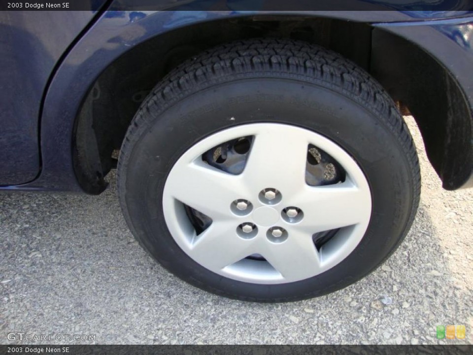 2003 Dodge Neon SE Wheel and Tire Photo #40239230