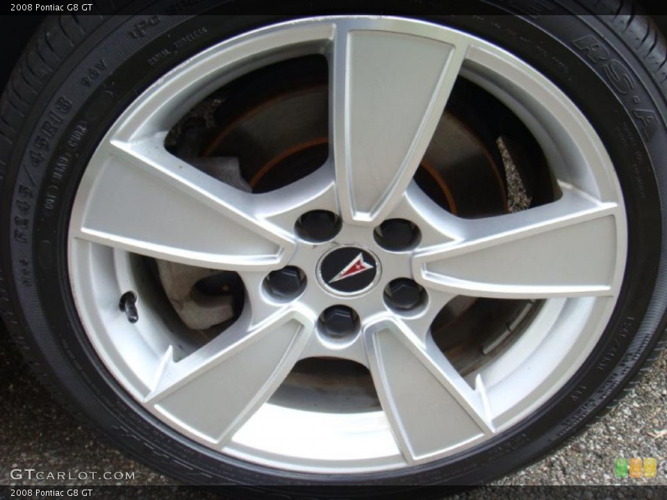 2008 Pontiac G8 GT Wheel and Tire Photo #40240054