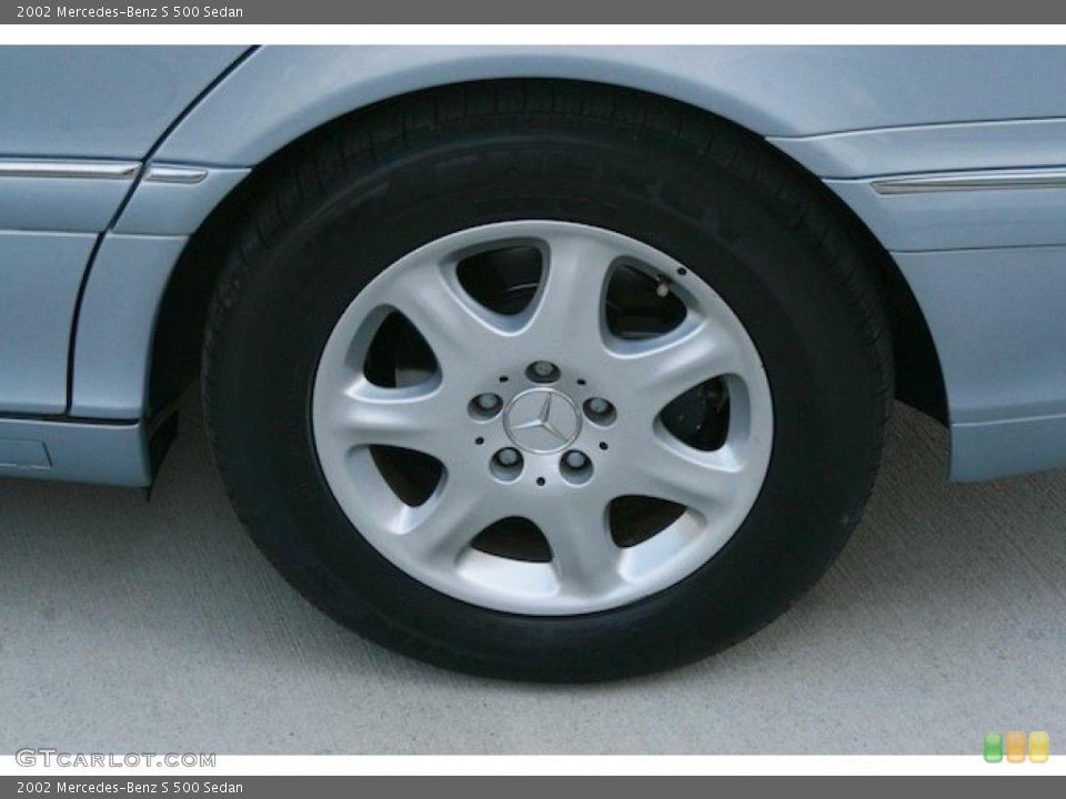 2002 Mercedes-Benz S 500 Sedan Wheel and Tire Photo #40248054