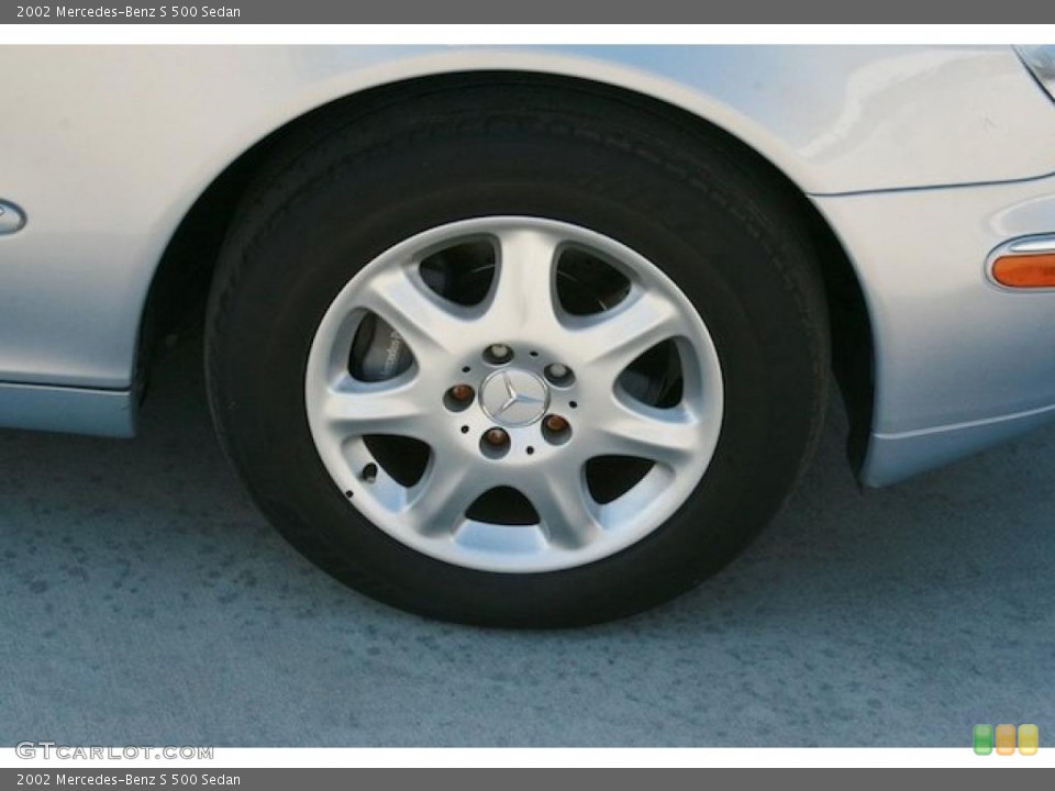 2002 Mercedes-Benz S 500 Sedan Wheel and Tire Photo #40248078