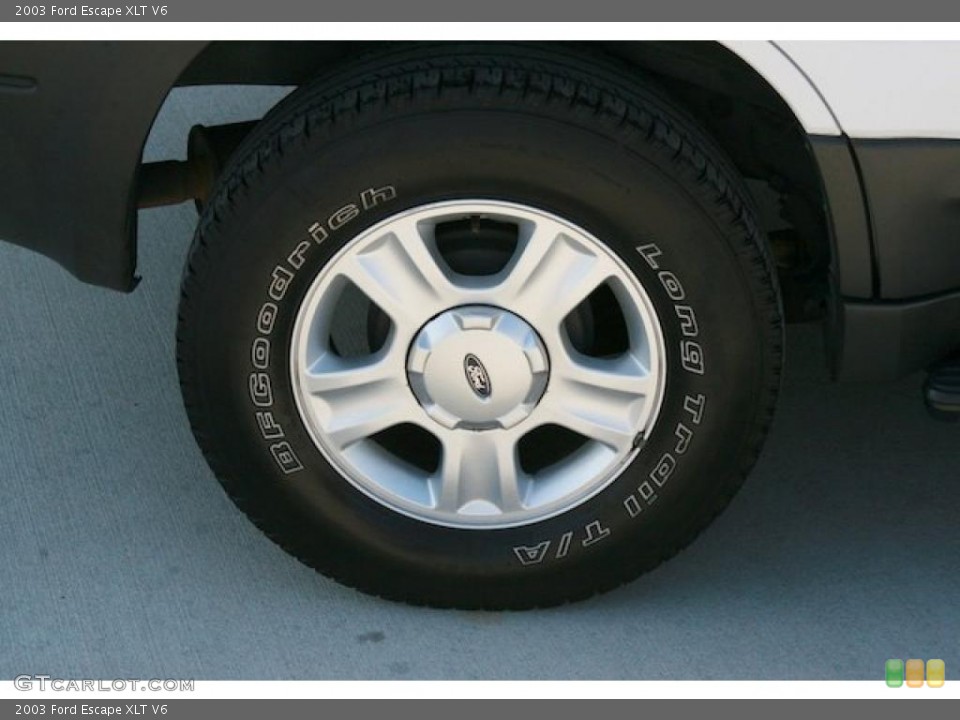 2003 Ford Escape XLT V6 Wheel and Tire Photo #40248858