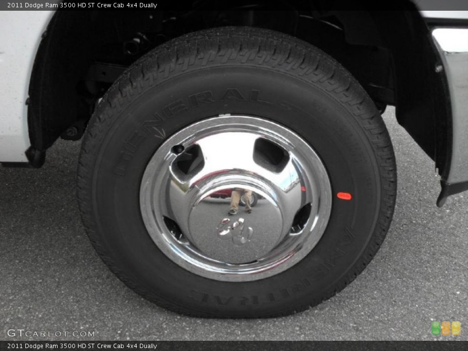 2011 Dodge Ram 3500 HD ST Crew Cab 4x4 Dually Wheel and Tire Photo #40257530