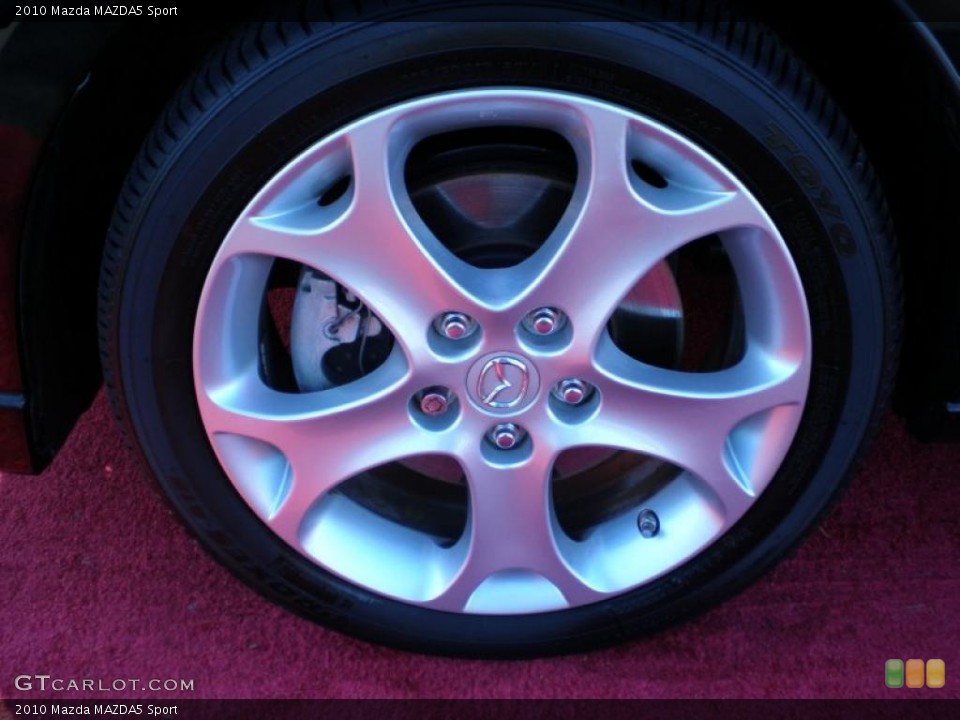 2010 Mazda MAZDA5 Sport Wheel and Tire Photo #40264374